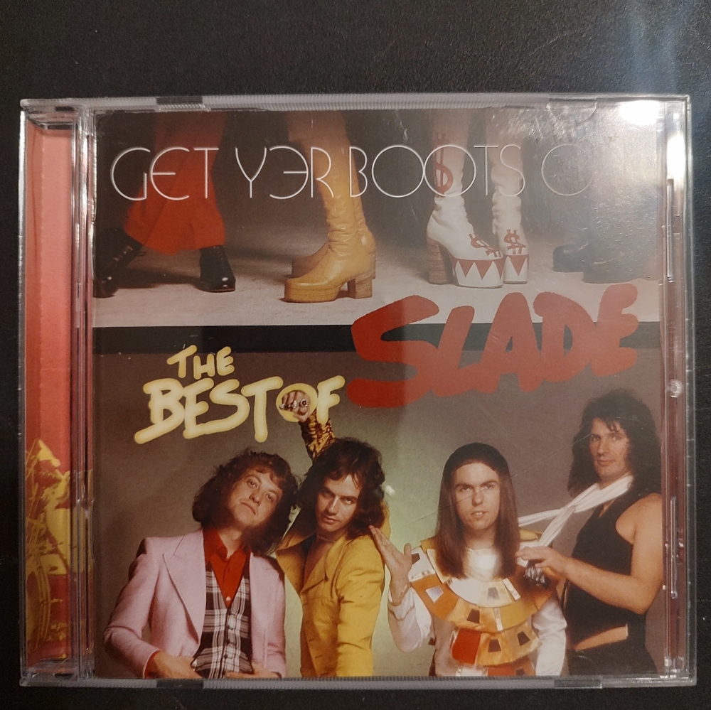 Slade The Best of Get Yer Boots On Music CD Preowned Tested Hard Rock Metal